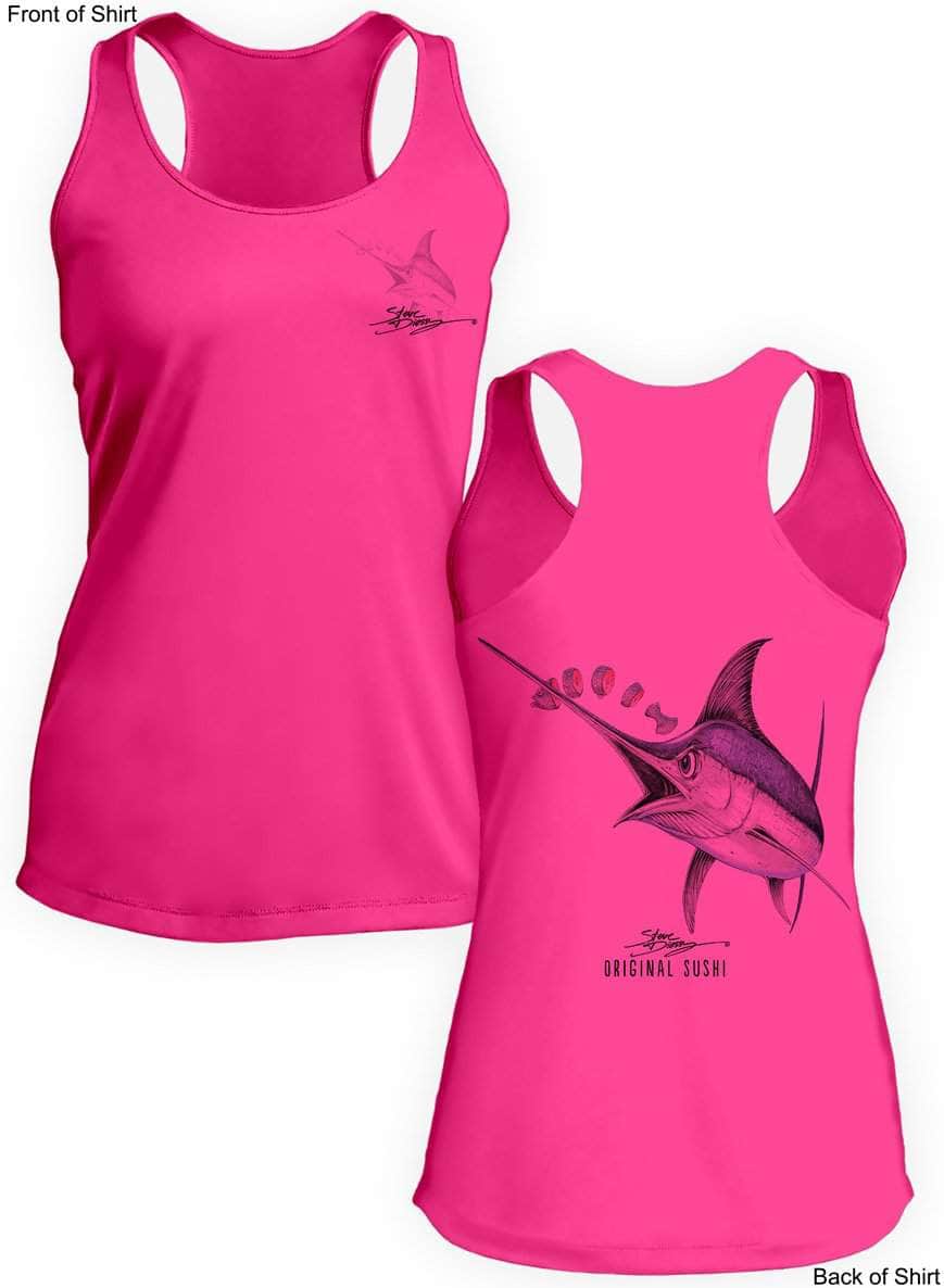 Original Sushi- Ladies Racerback Tank-100% Polyester